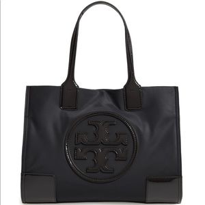 Tory Burch Mini Ella Patent Nylon Tote